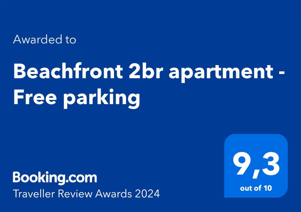 Beachfront 2Br Apartment - Free Parking Livadi  Exterior foto